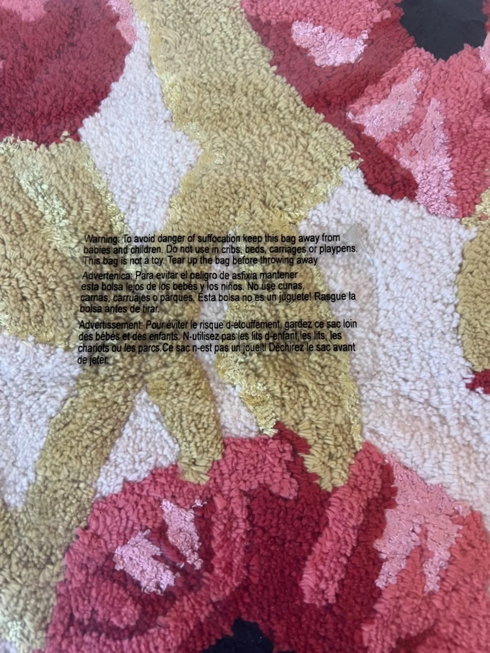 Mackenzie-Childs Poppy Bath Rug 21” x 34”